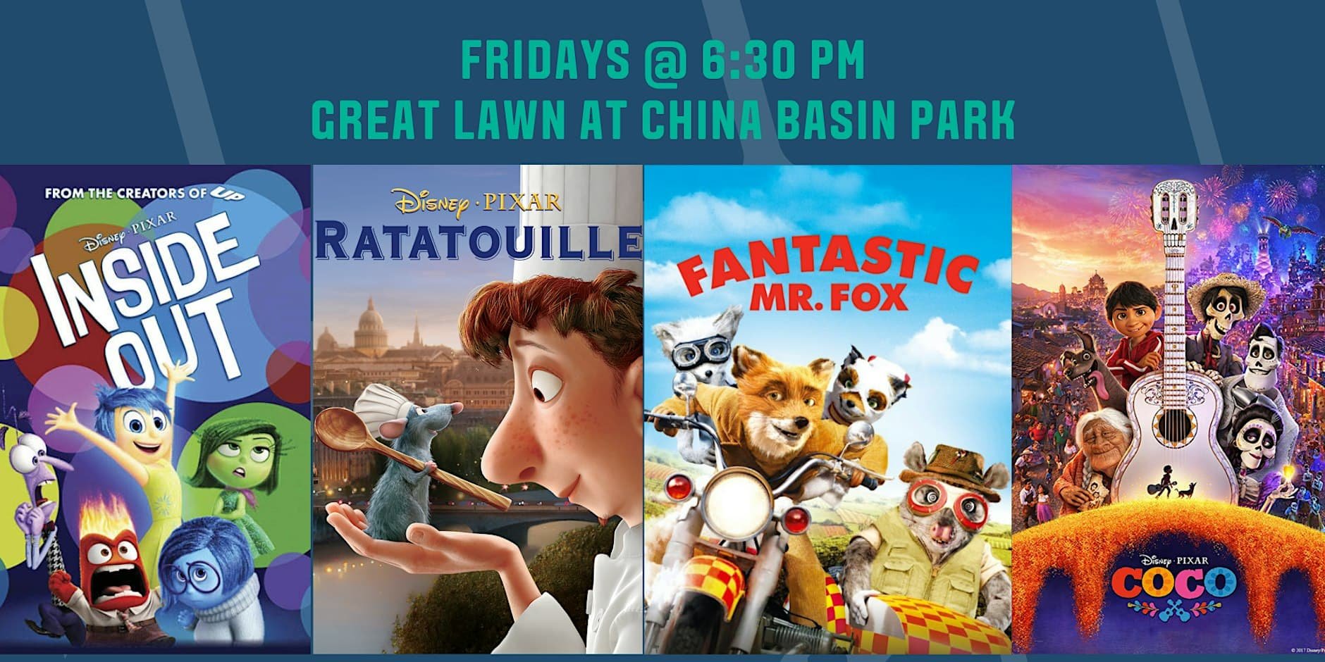 Friday Night Movies at Mission Rock: Fantastic Mr. Fox at China Basin Park, The Great Lawn